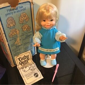 Doll 1974 Mattel Cathy Quick Curl
